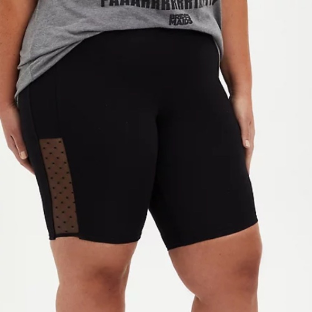 Biking shorts with Lace insert - Torrid size 4XL